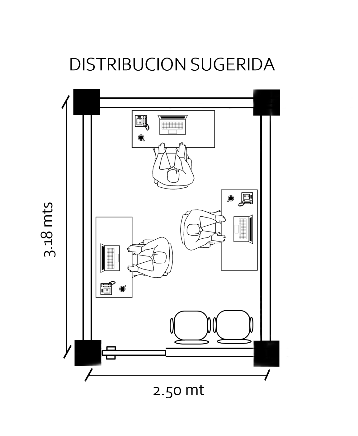 The Hub Lab – Rockefeller 2 Room plan