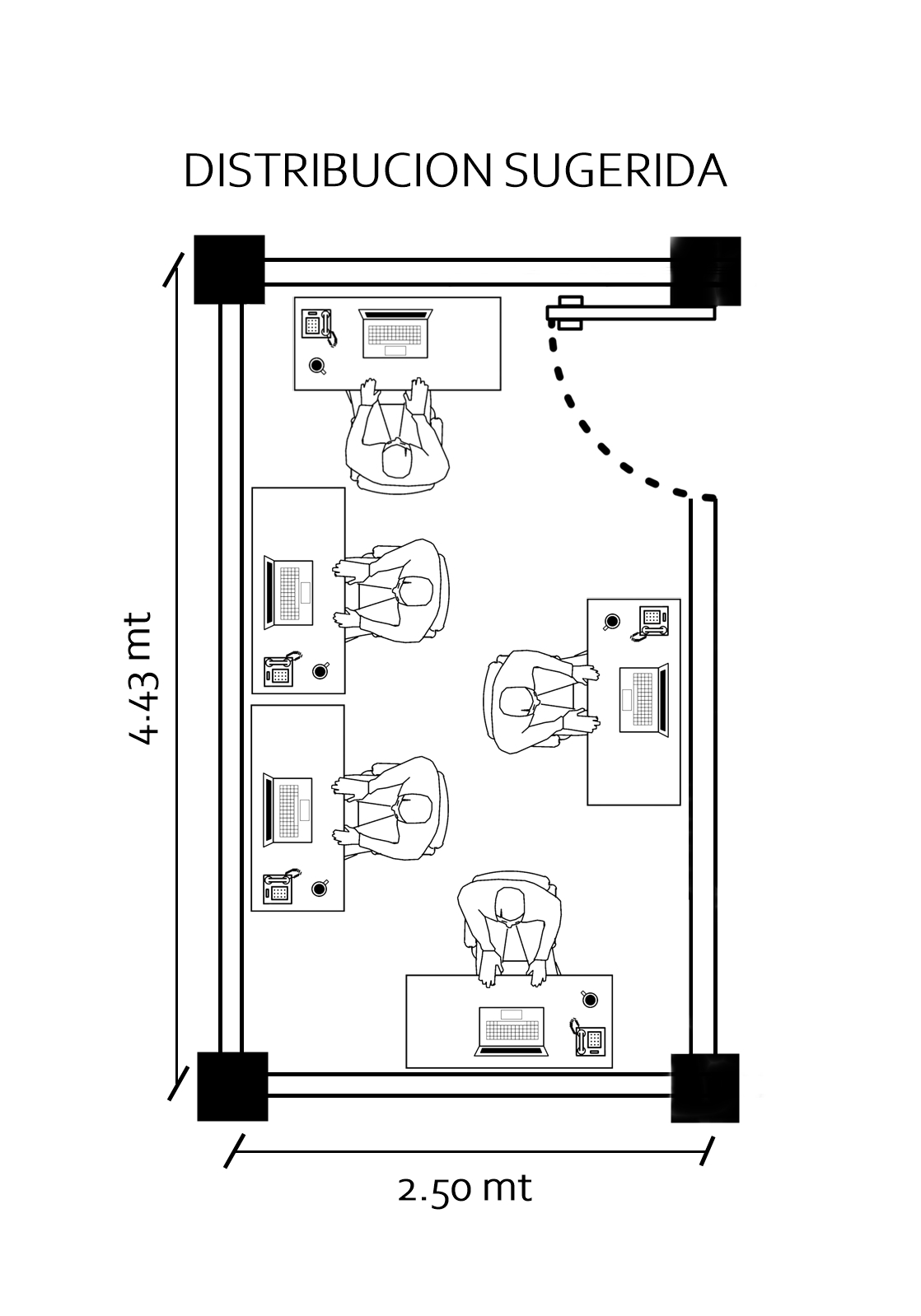 The Hub Lab – Rockefeller Room plan